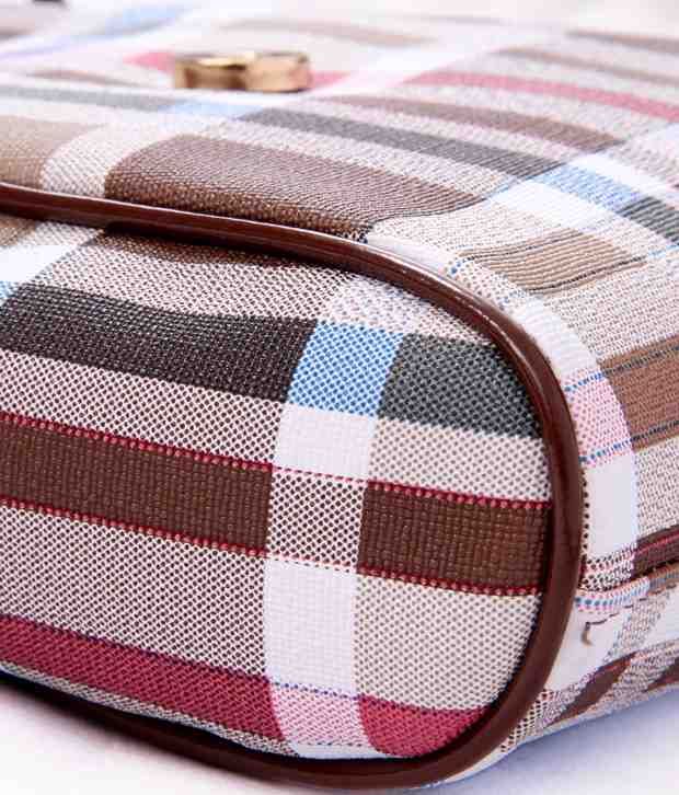 mk brown sling bag