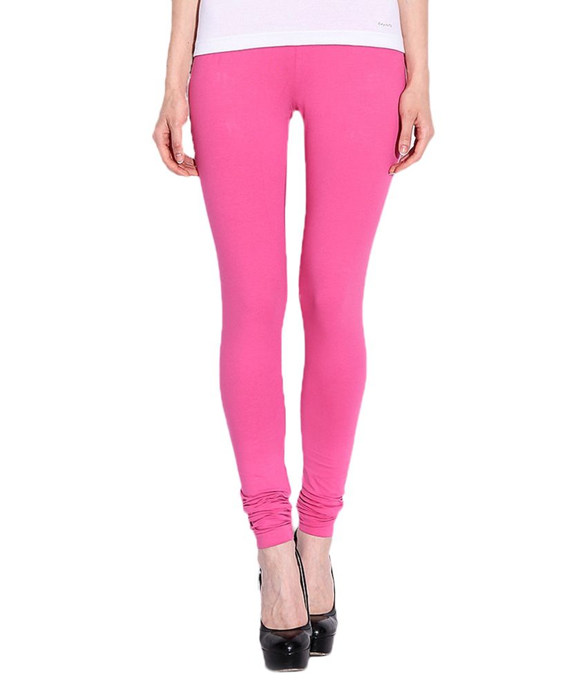 Silk City Pink Cotton Leggings Price in India - Buy Silk City Pink ...