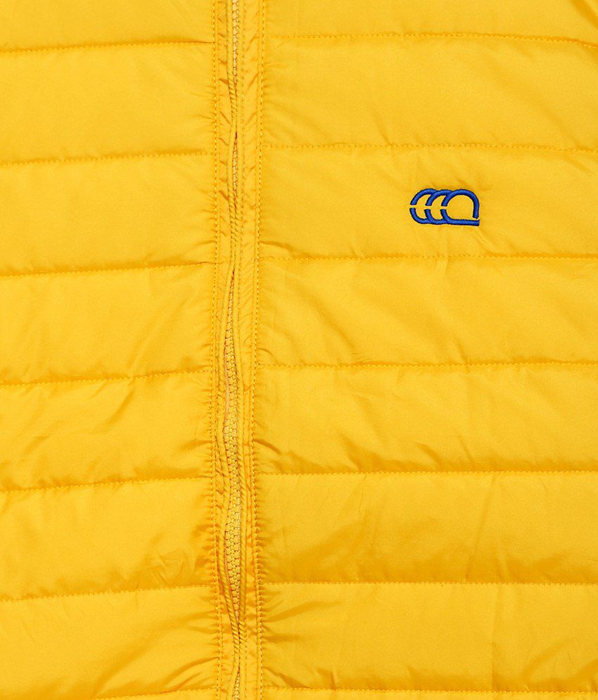 Ajile by Pantaloons Yellow Casual Puffer Gilet Jacket for Men - Buy ...