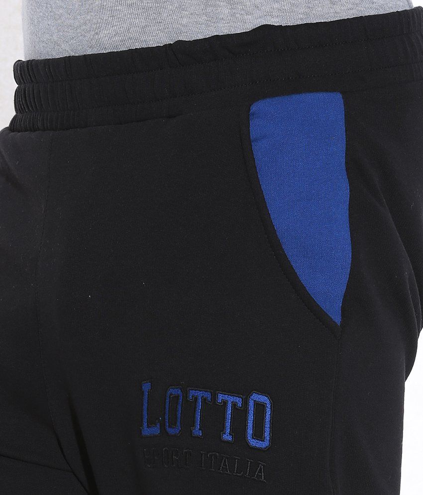 Lotto Black Slim Fit Track Pants Buy Lotto Black Slim Fit Track Pants