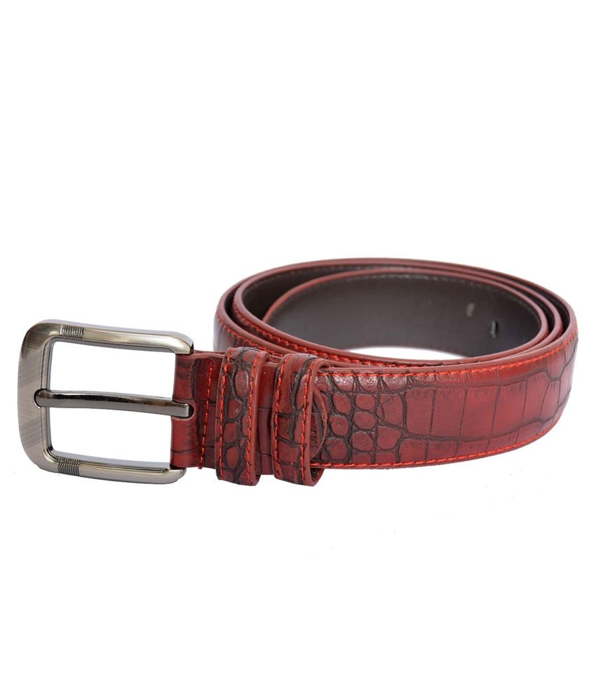 Double F Maroon Belt for Men: Buy Online at Low Price in India - Snapdeal