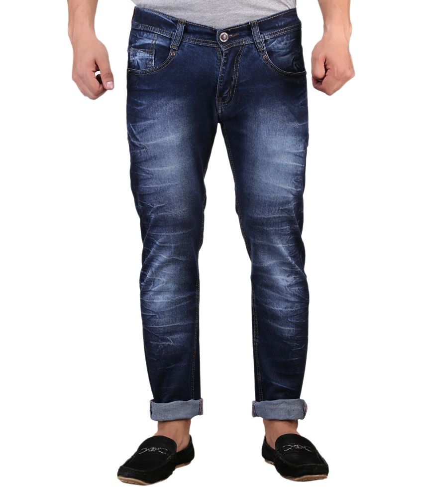 ... CROSS Blue Regular Fit Jeans Online at Low Price in India - Snapdeal