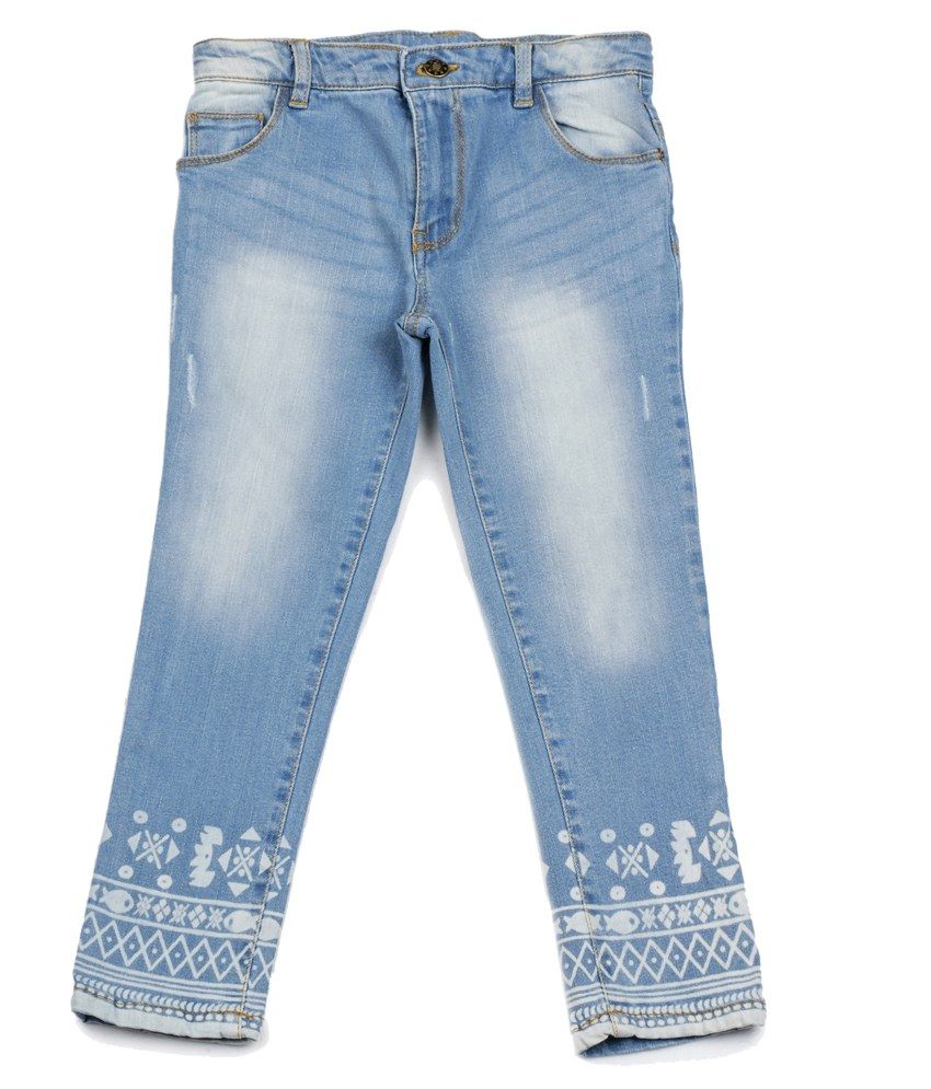 Coffee Bean Blue Cotton Jeans - Buy Coffee Bean Blue Cotton Jeans ...