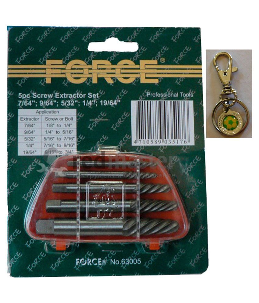 Force 63005 Screw Extractor Set Of 5: Buy Force 63005 Screw Extractor ...
