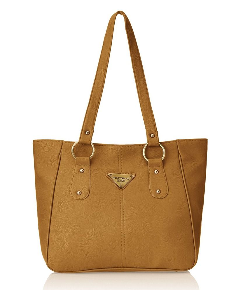 beige shoulder purse