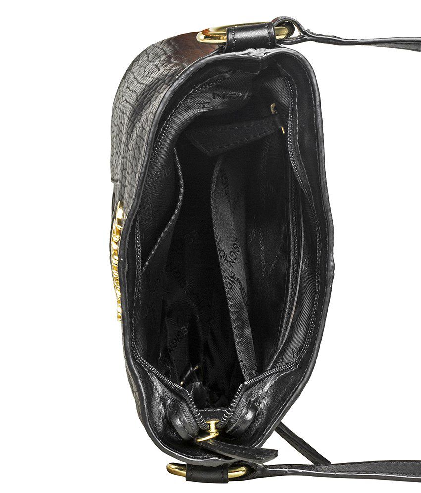 Hidesign Black Sling Bag - Buy Hidesign Black Sling Bag Online at Best Prices in India on Snapdeal