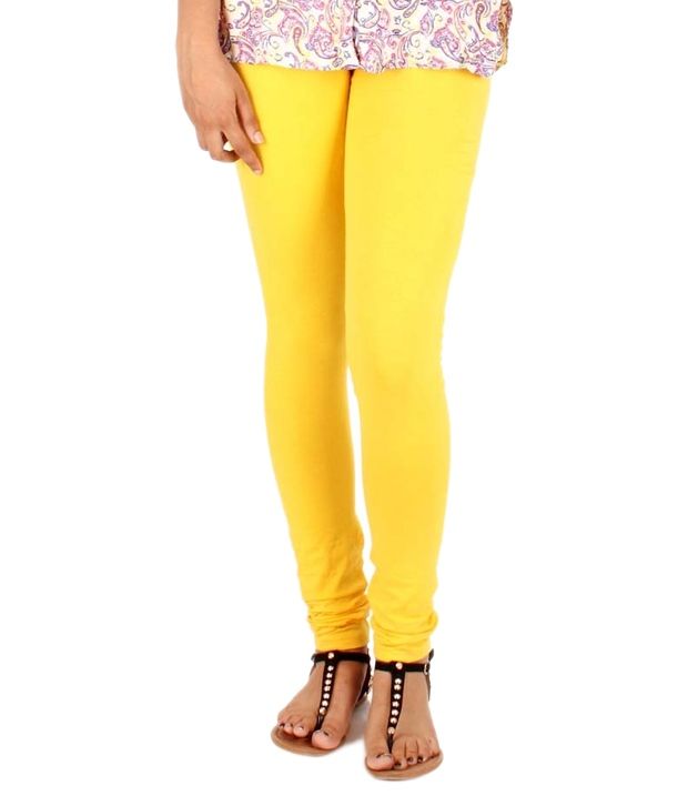 Jaipur Collection Yellow Cotton Leggings Price in India Buy Jaipur