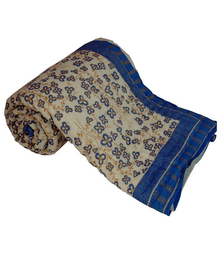 Sovam International Indian Quilt, Razai, Jaipuri Razai, Blanket