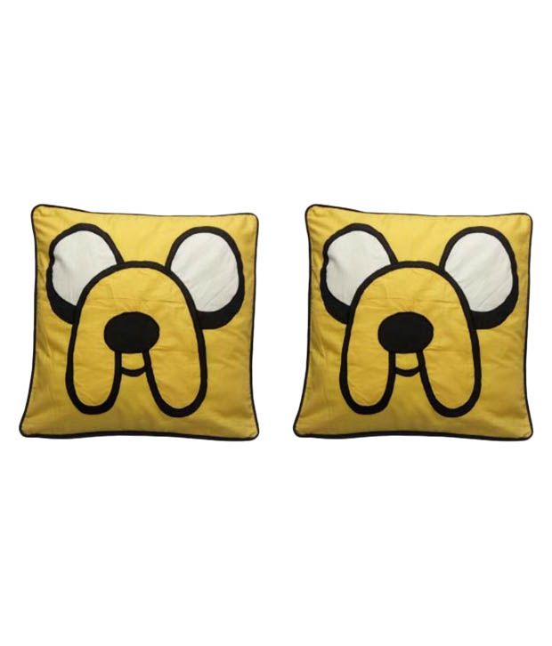     			Hugs'n'Rugs Cotton Cushion Covers Pack of 2 (40 x 40 cm ) 16 x 16