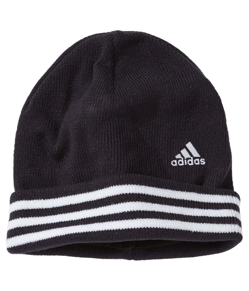 Adidas Black Woollen Winter Cap - Buy 