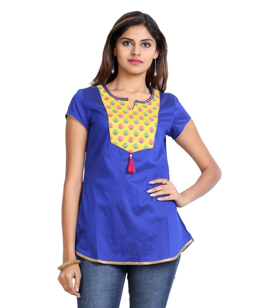 polyester kurti
