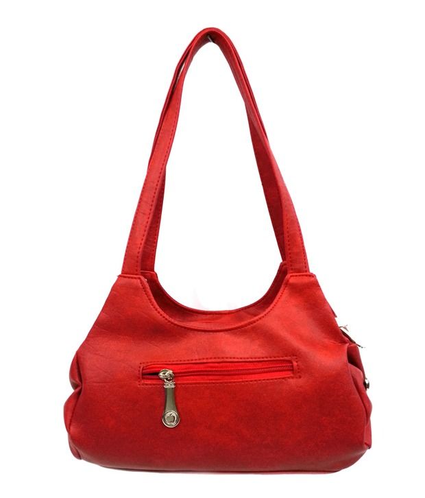 Leather Land Red Shoulder Bag Buy Leather Land Red Shoulder Bag