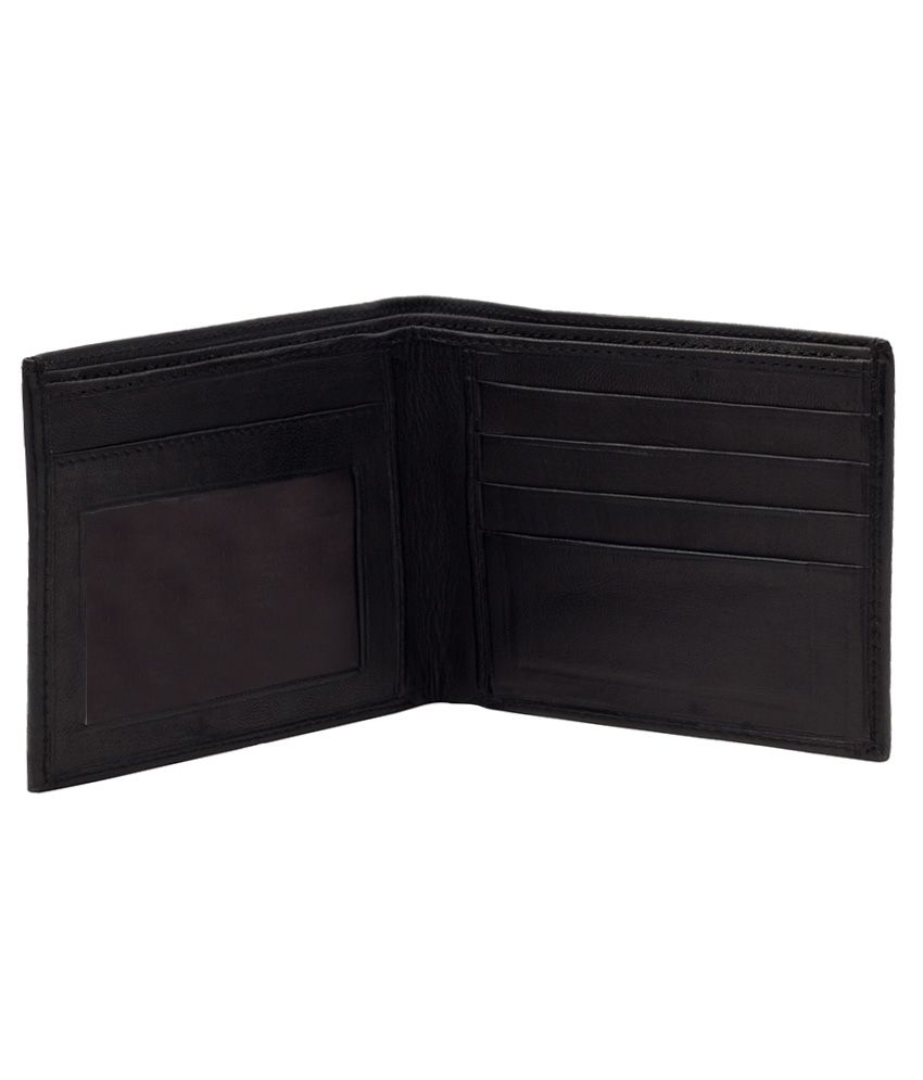 Coconut Leather Black Men Formal Wallet: Buy Online At Low Price In 