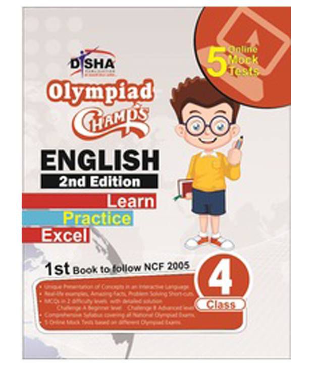     			Olympiad Champs English Class 4 with 5 Mock Online Olympiad Tests 2nd Edition