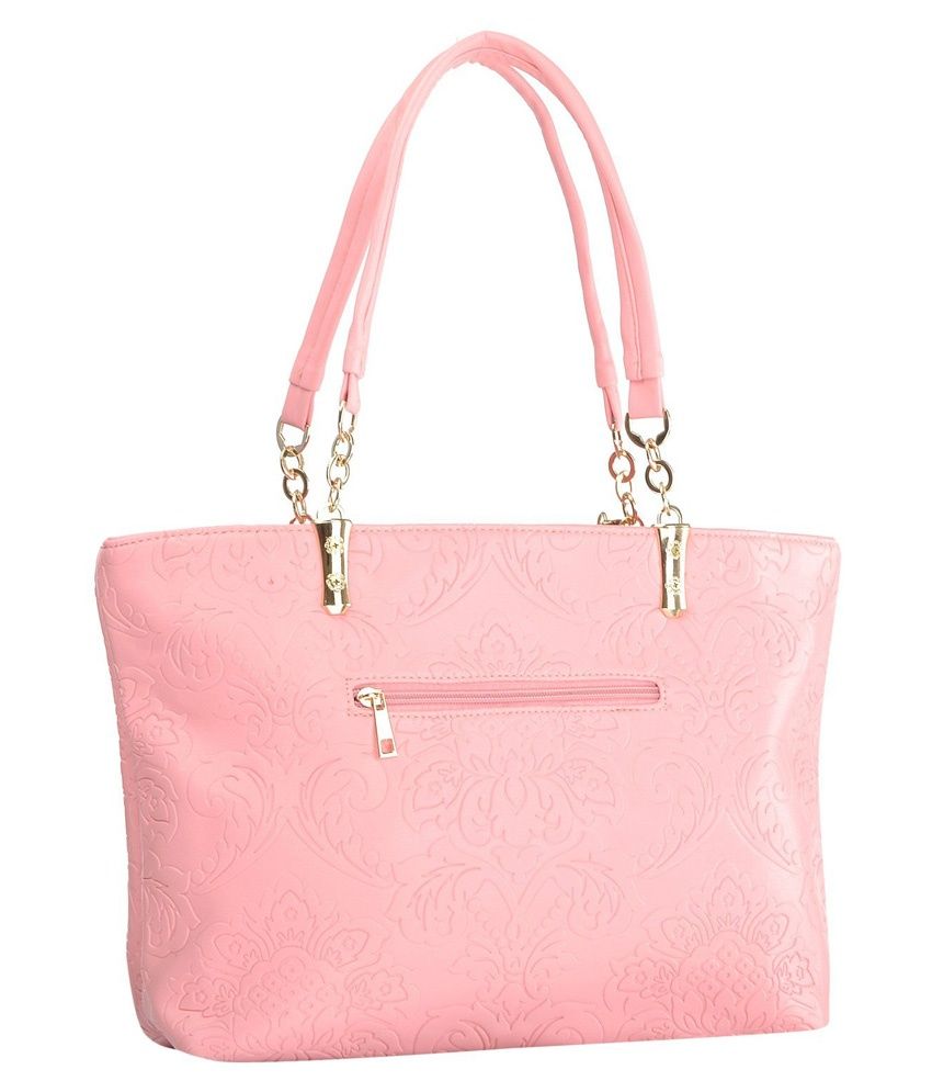 soft pink leather handbags