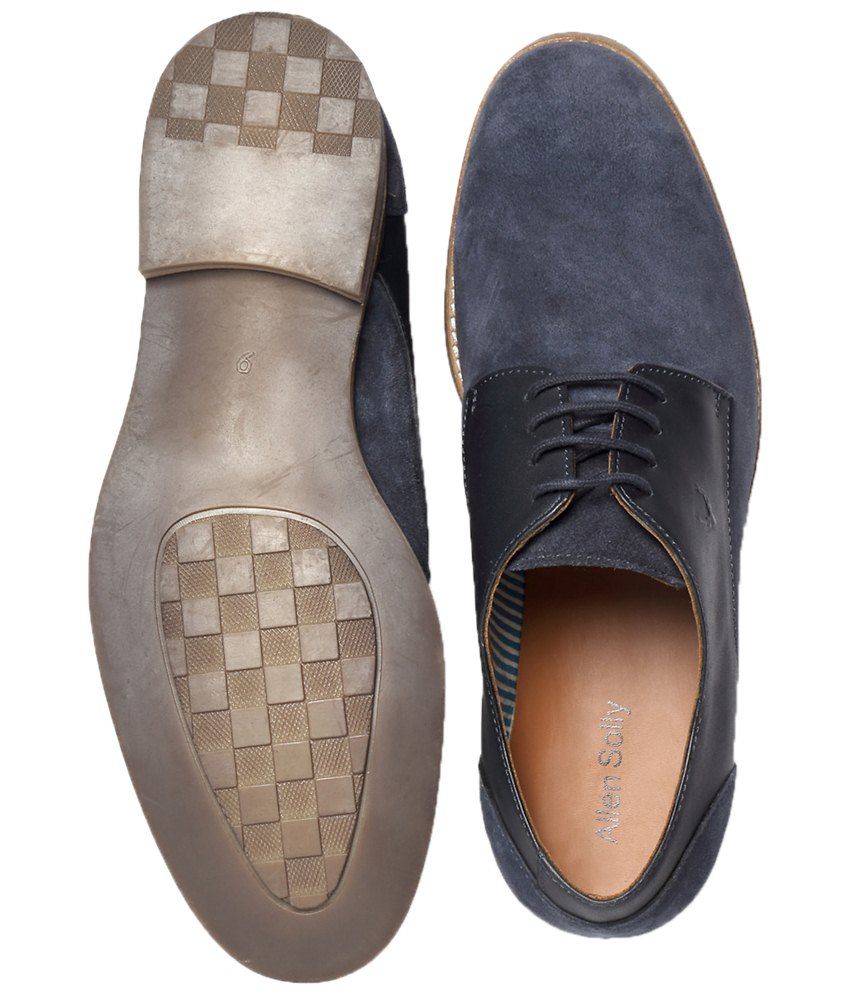 Allen Solly Navy Formal Shoes Price in India- Buy Allen Solly Navy ...