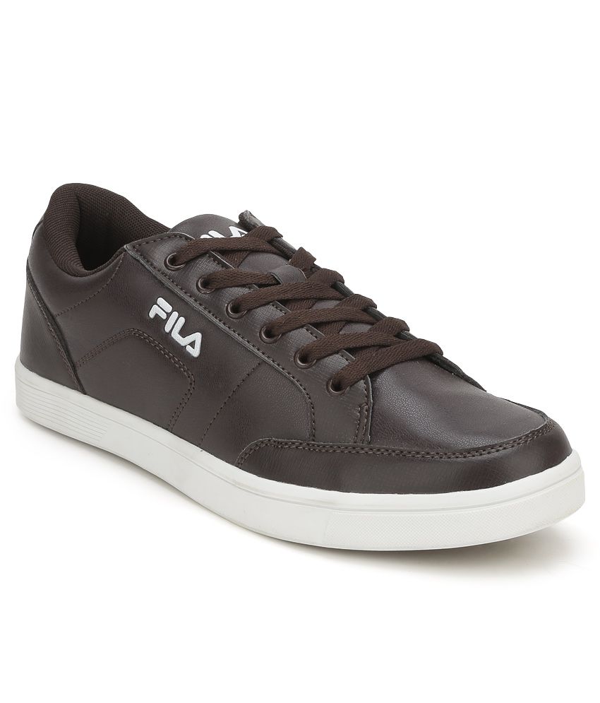 fila brown shoes