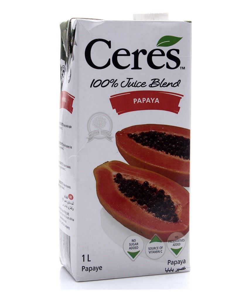 Ceres Papaya Juice 1L Pack of 2 Buy Ceres Papaya Juice 1L Pack