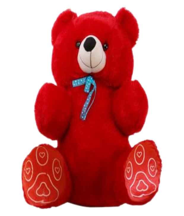 red colour ka teddy