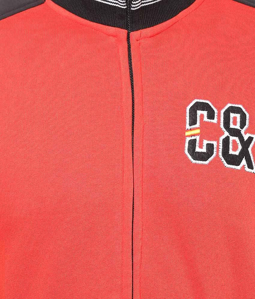 monte carlo red sweatshirt