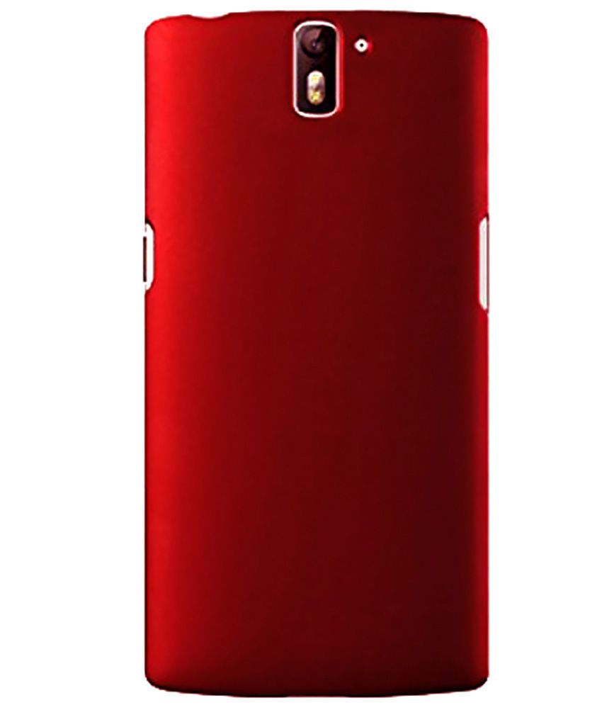 Kolorfish Back Cover For One Plus One Red Plain Back Covers Online