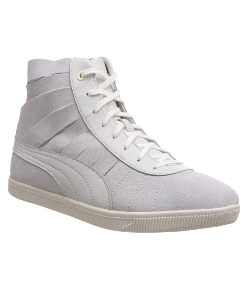 Puma White Daily Wear Casual Shoes Price in India- Buy Puma White Daily ...