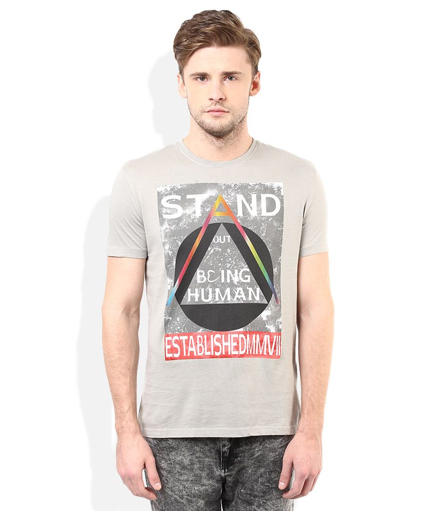 being human printed t shirt