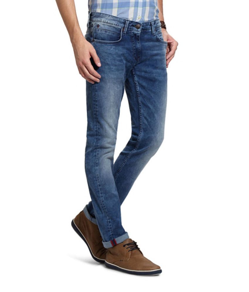 louis philippe cotton jeans