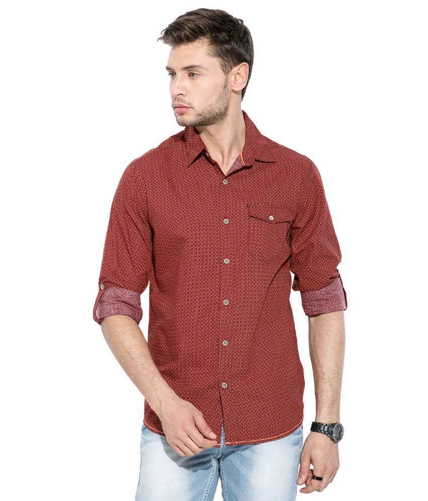 Mufti maroon shirt Clearance