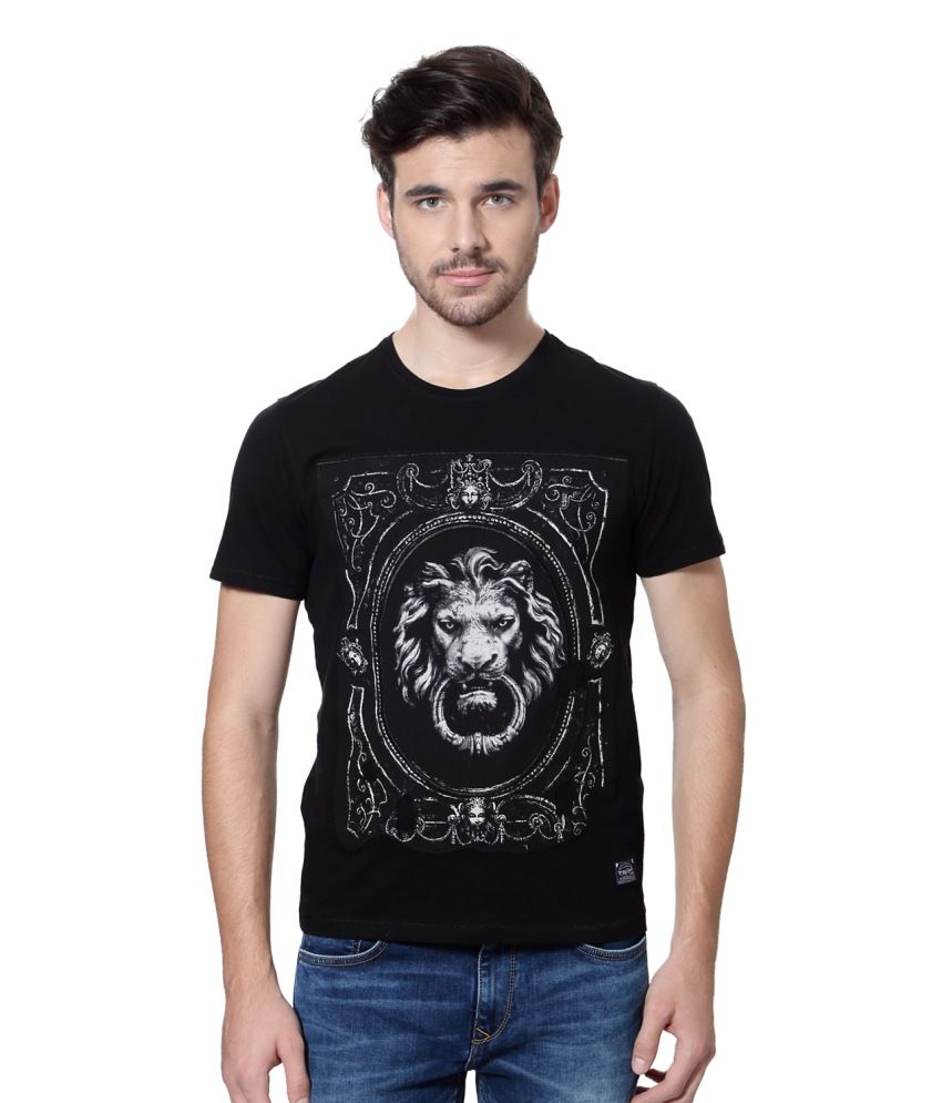 van heusen black t shirt