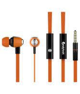 Candytech HF-S-30-ORNG In Ear Wired Earphones With Mic Orange