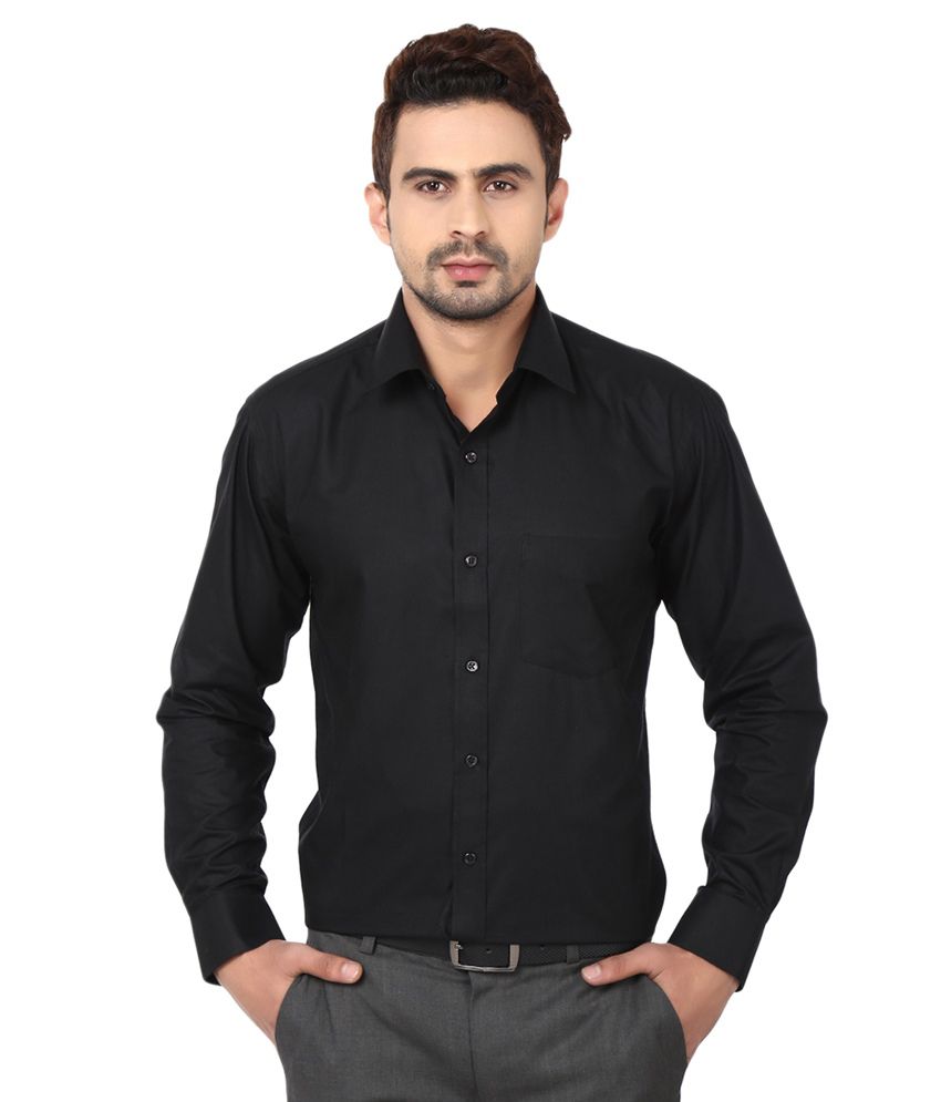 Gurukul Enterprises Black Formal Shirt - Buy Gurukul Enterprises Black ...