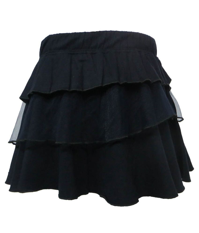 Kothari Black Cotton Skirt - Buy Kothari Black Cotton Skirt Online at ...