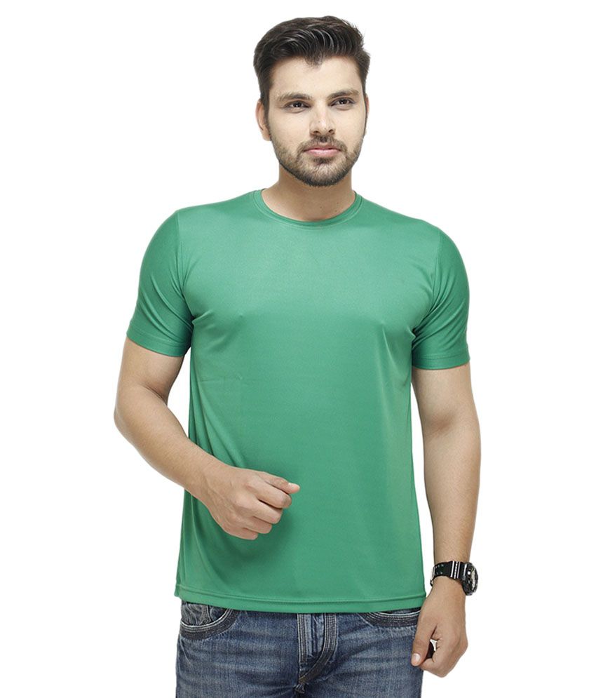 Rh Green Cotton Blend T Shirt - Buy Rh Green Cotton Blend T Shirt ...