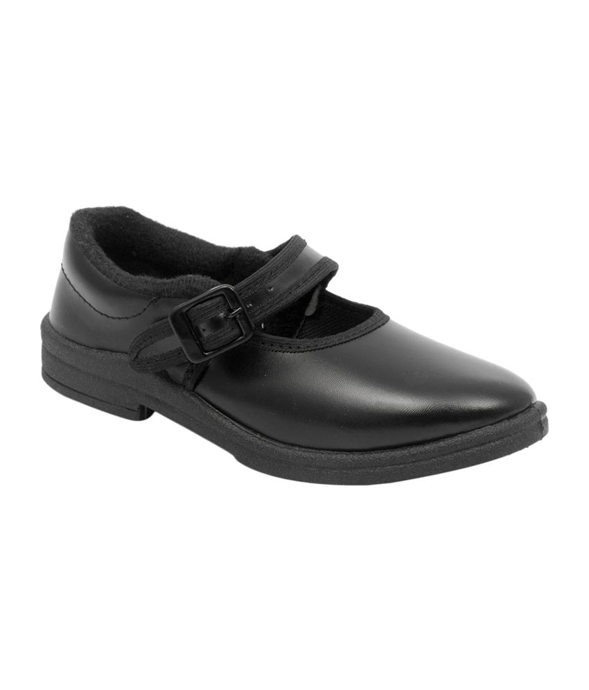 Asian Black School Shoes for Girls 