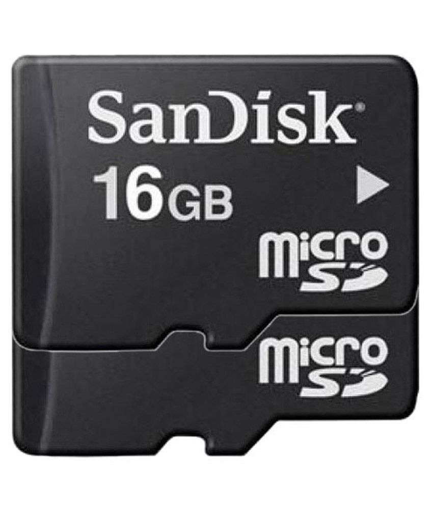 Sandisk Microsdhc 16gb Memory Card Pack Of 2 Memory