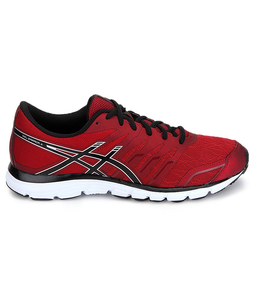 Asics Gel Zaraca 4 Red Sports Shoes - Buy Asics Gel Zaraca ...