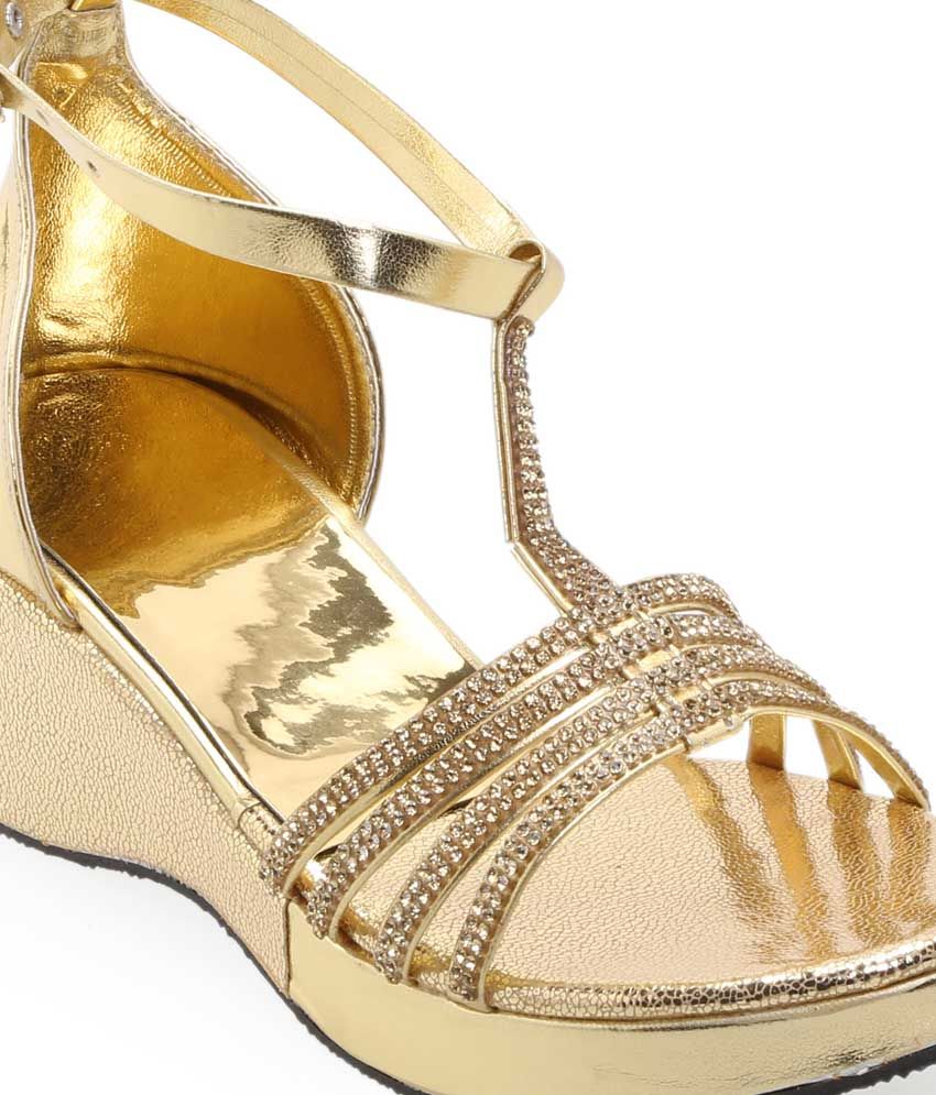 gold infant sandals