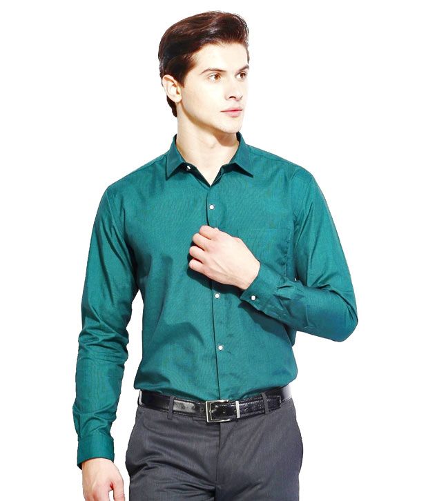 turquoise blue formal shirt