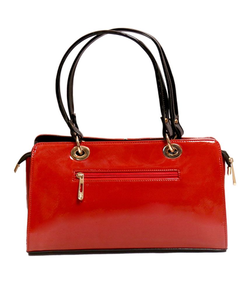 Wenz Red Leather Shoulder Bag - Buy Wenz Red Leather Shoulder Bag ...
