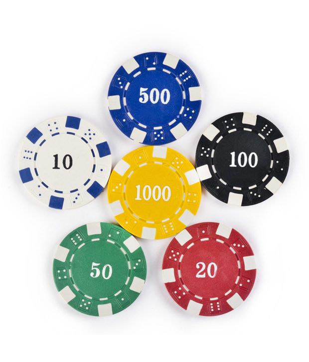 1 Casinoite 500 Pcs Diced Poker Chips Set With Denomination Card ...