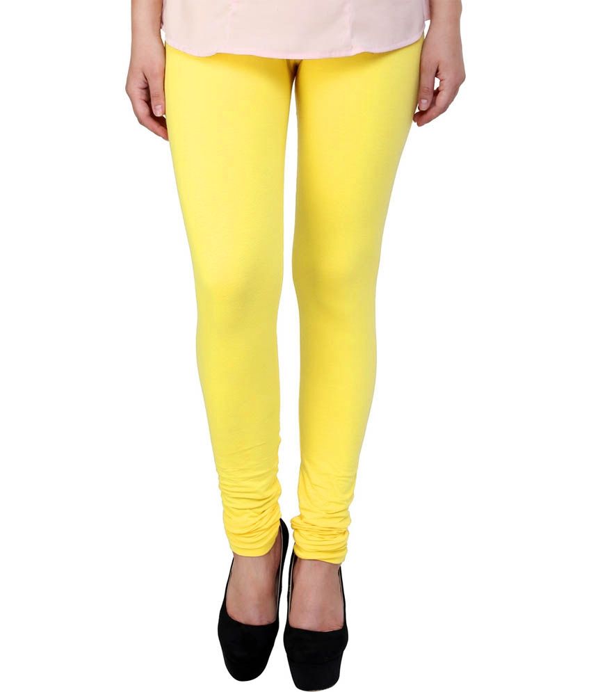 lemon yellow leggings