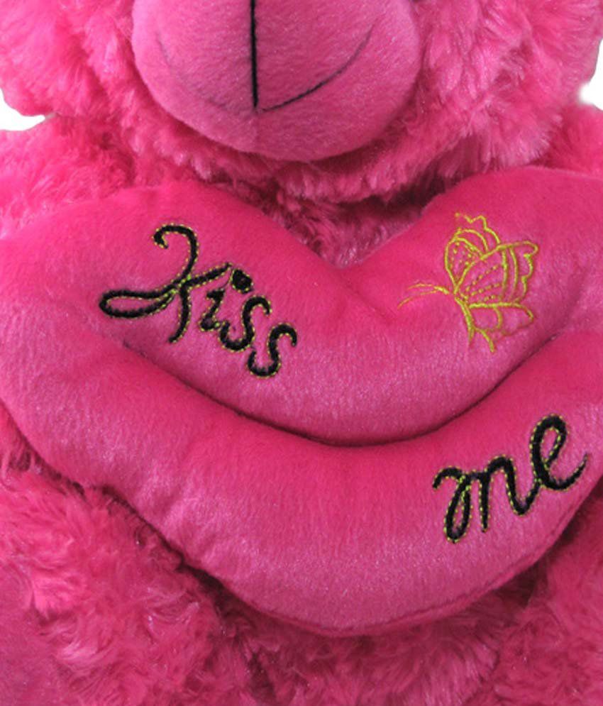 Tickles Pink Cloth Kiss Me Teddy Bear Toy Buy Tickles Pink Cloth Kiss
