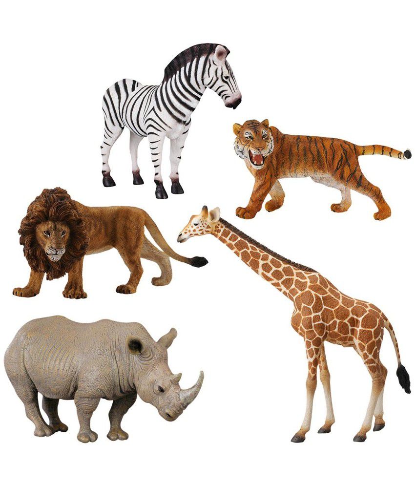 Collecta Wild animal - Set of 5 - Buy Collecta Wild animal - Set of 5  Online at Low Price - Snapdeal