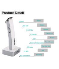 Kemei KM-619 Hair Trimmer Clipper With Dock For Men