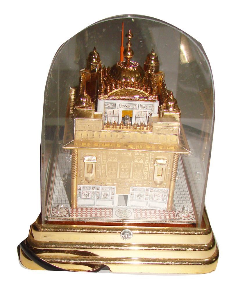 Okko Yellow Brass Golden Temple Model With Unbreakable Acralic Glass Okko Yellow Brass Golden Temple Model With Unbreakable Acralic Glass Frame