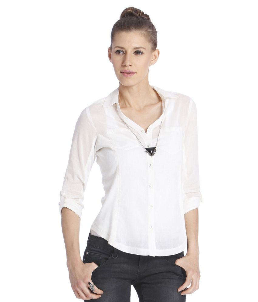 women's white cotton shirts