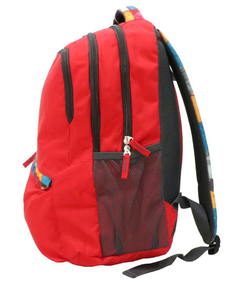 Skybag Red Polyester Backpack - Buy Skybag Red Polyester Backpack ...