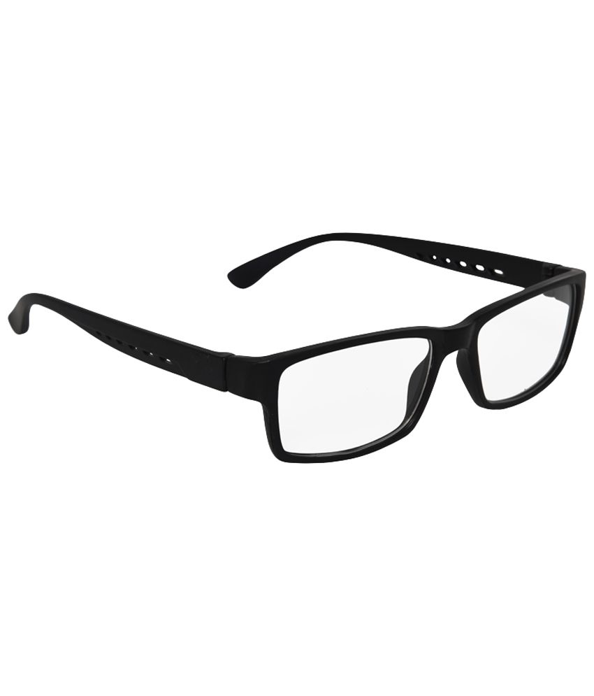 Mall4all Black Rectangular Eyeglass Frame for Men - Buy Mall4all Black ...