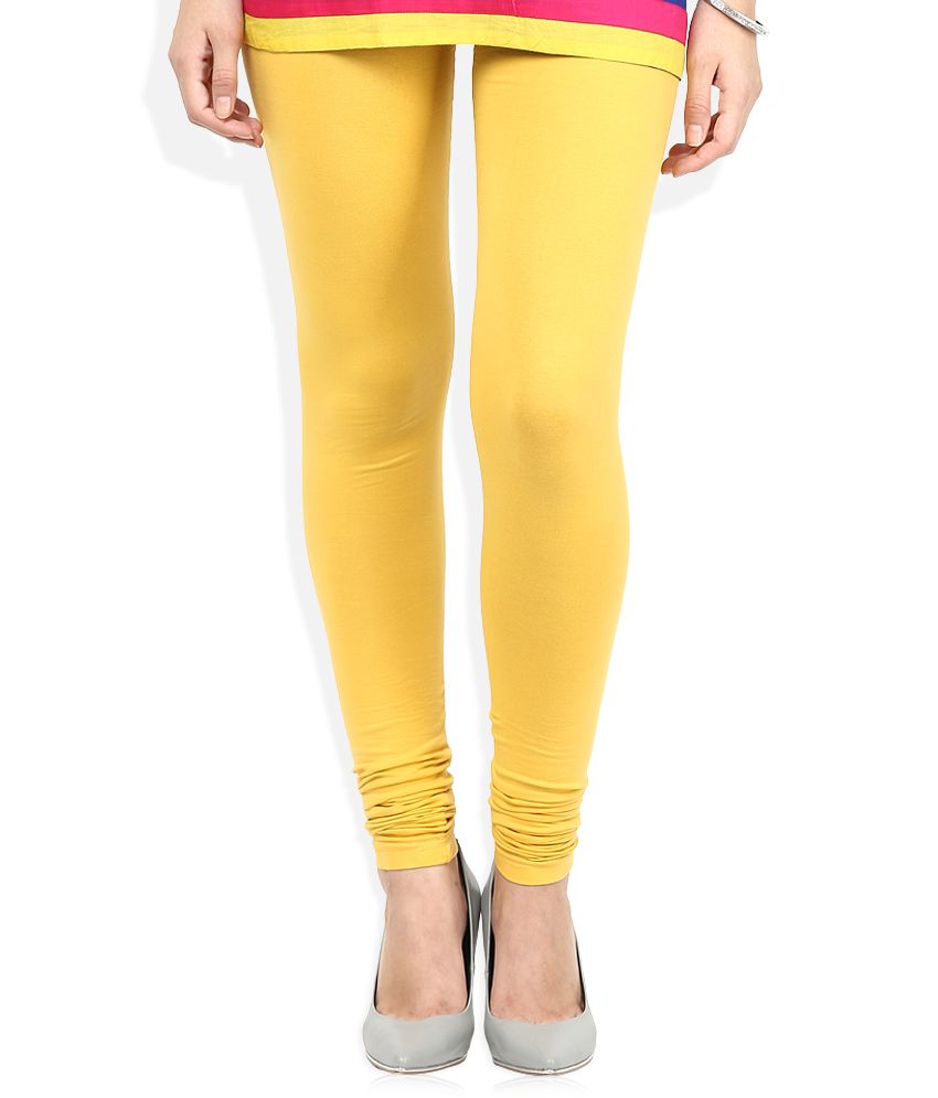 yellow leggings with pockets